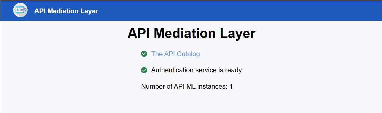 Zowe API Mediation Layer