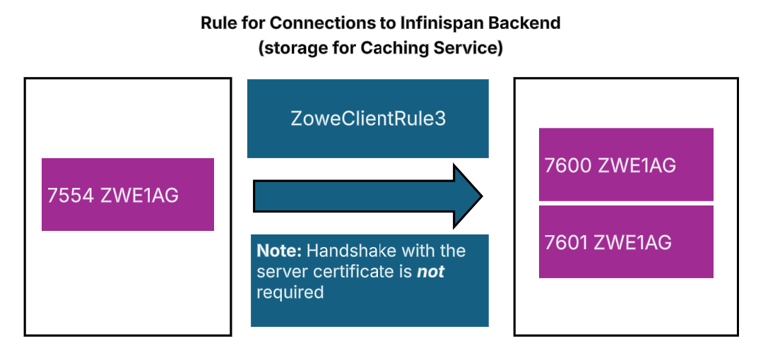 Rule for Connections to Infinispan Backend